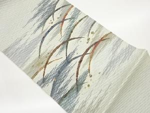 すくい織露芝模様織出し夏用袋帯